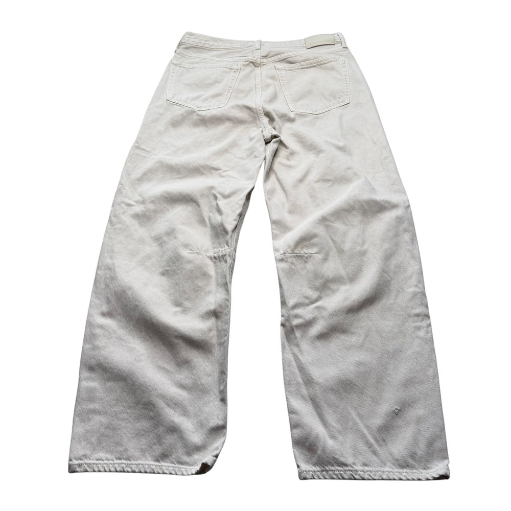 CITIZENS OF HUMANITY Miro Jeans Beige Almondette Wide Leg Women's Size 29 FLAWED - Picture 3 of 14